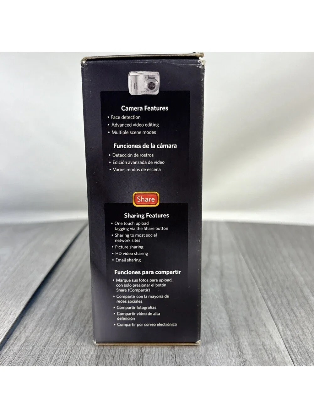 Kodak EasyShare C1505 Digital Camera Silver 12MP 5x Zoom Complete In Box Case